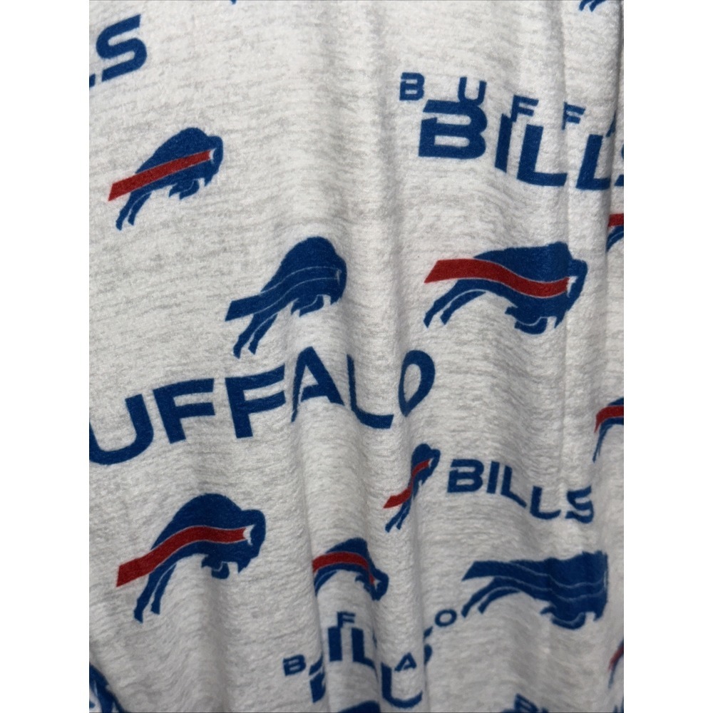 NFL Buffalo Bills One Size Men's Belted Robe Pockets Team Apparel Sleepwear - Picture 3 of 5